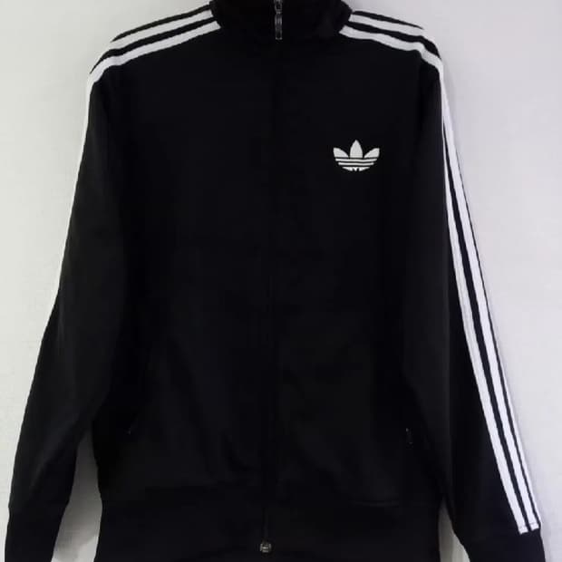 아디다스 파이어버드 블랙 검정 트랙탑 저지 져지집업 105/XL