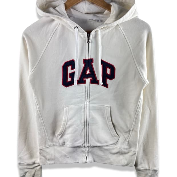 갭 화이트 레드 후드집업2406