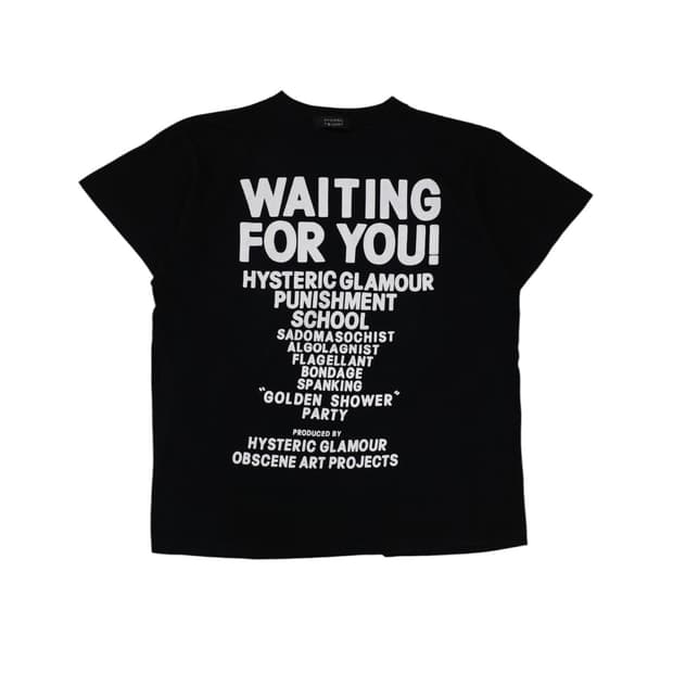 80’s 히스테릭 글래머 티셔츠