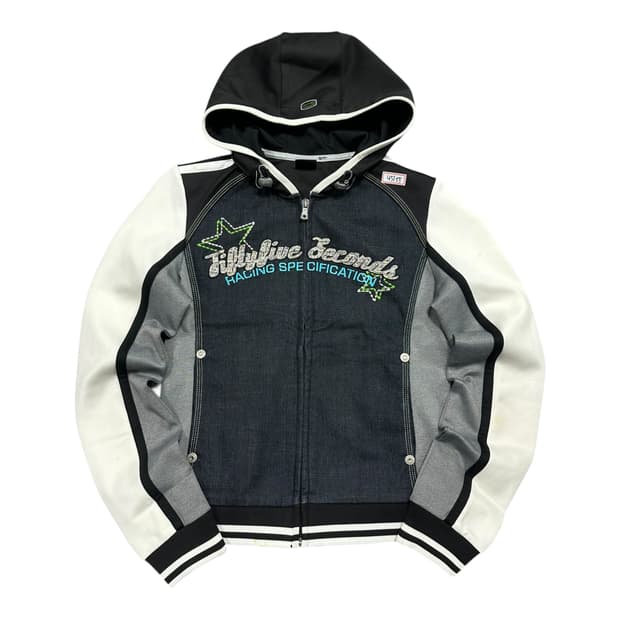 ✨ (바배) EXR Y2K 레이싱 여성 후드 집업 자켓