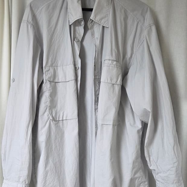 유니클로u 유틸리티 오버 셔츠 L