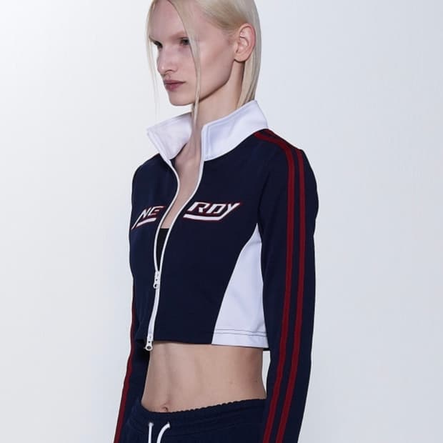 널디 레이싱 크롭 투웨이 져지 