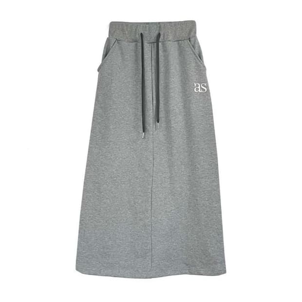 애즈온 트레이닝 롱 스커트