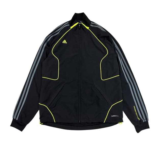 아디다스 블랙 우븐 바람막이 자켓