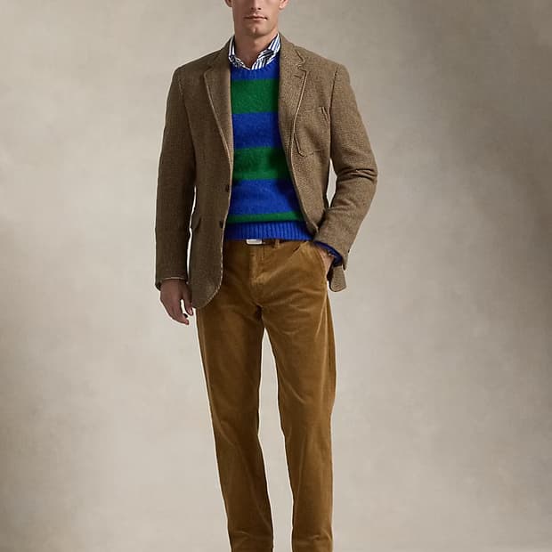 폴로 랄프 로렌 남성 스트레치 스트레이트핏 코듀로이 팬츠 31/32