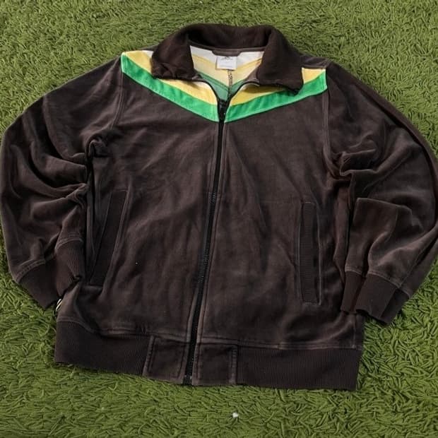 아디다스 벨벳 브라운 트랙탑 져지집업 95/M