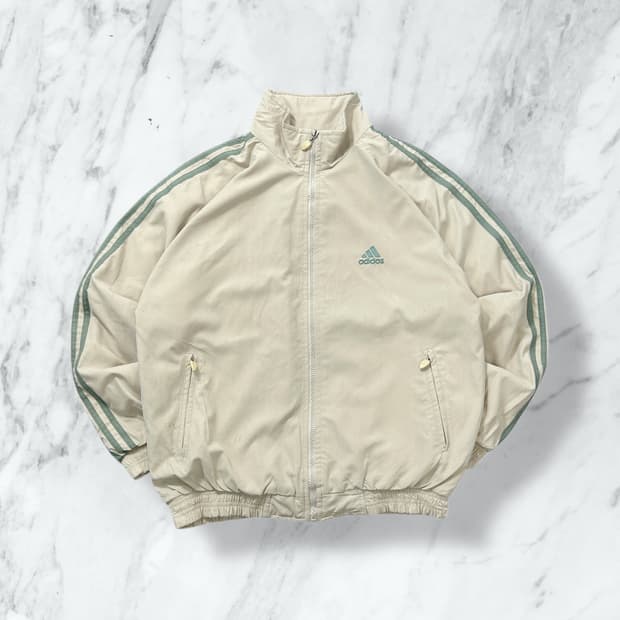 아디다스 올드스쿨 베이지 자켓 