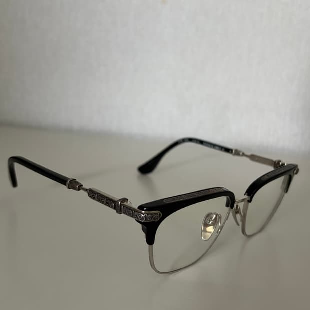 크롬하츠 안경 버티컬스마일2 블랙/실버 54mm