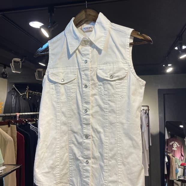 Vintage white vest