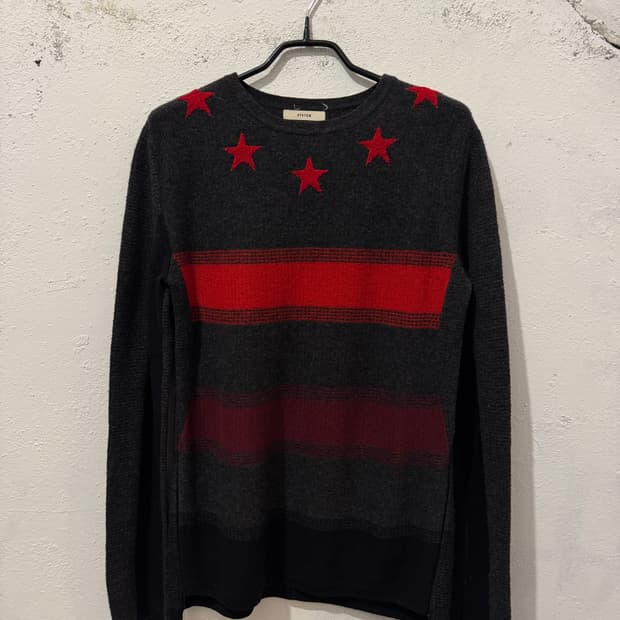 SYSTEM 캐시미어 별 니트