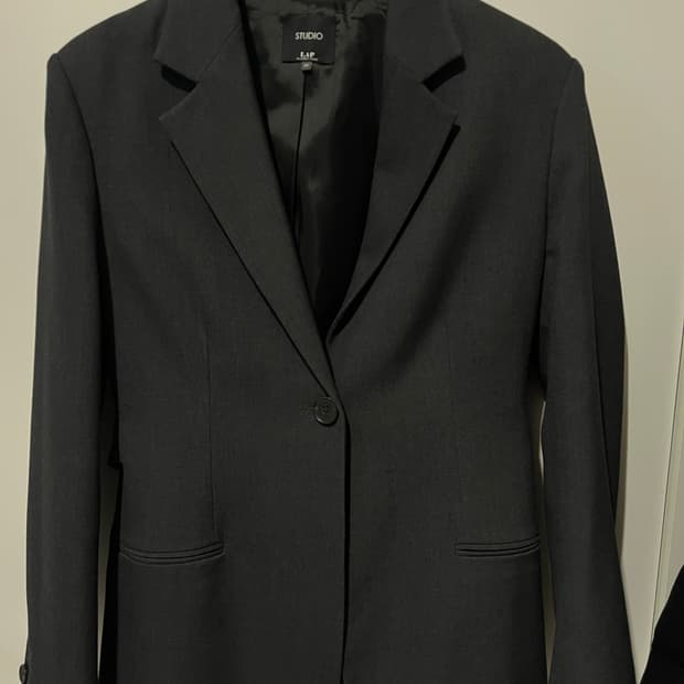 LAP(랩) 벨티드 자켓 차콜 / M사이즈