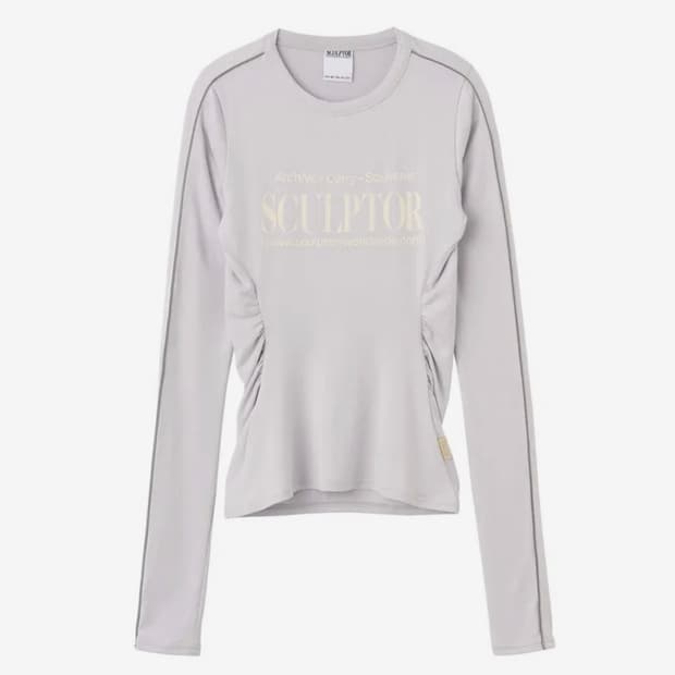 Sculptor 스컬프터 sports lettering l/s tee