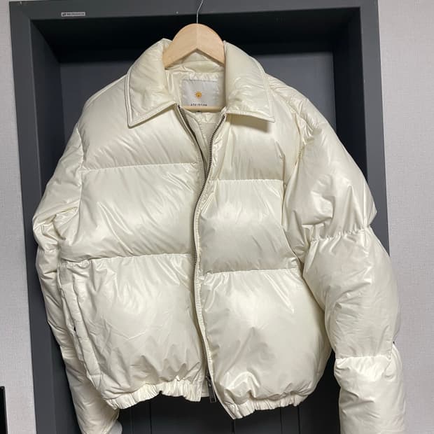 에드리엘로스 깡스타일리스 숏패딩 (m ) 아이보리