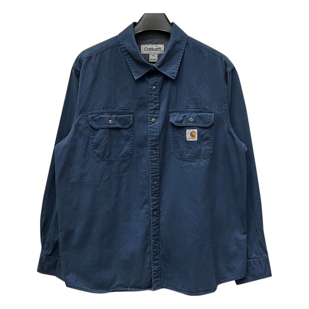 칼하트 리메이크 네이비 긴팔 셔츠 남방 XL