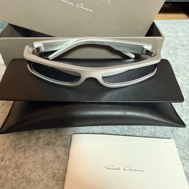 릭오웬스 포그 선글라스 실버