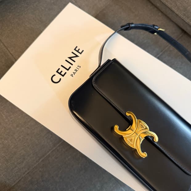 셀린느 클로드 숄더 블랙