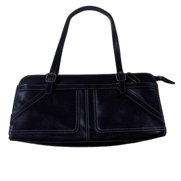 Vintage stitch leather bag