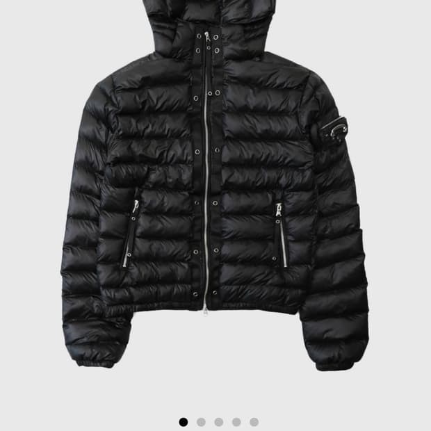 bad blood 바이퍼31-1 라이트웨이트 후드 푸퍼 - 블랙 M