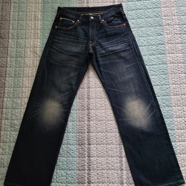 리바이스 503 루즈스트레이트 진청 셀비지데님 탭29 실28사이즈