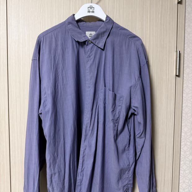 [3]폴리테루 텐코셔츠 워시드블루 초판