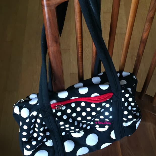 dot pattern mini shoulder bag