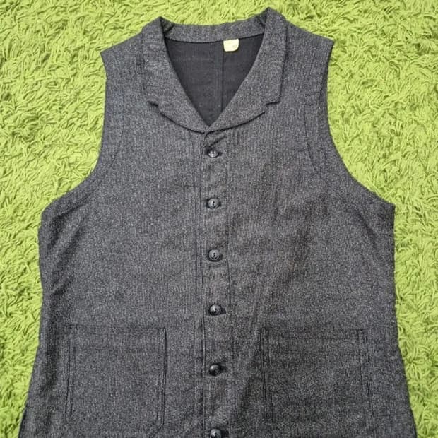 joemccoy DOUBLE DIAMOND VEST /  MOLESKIN