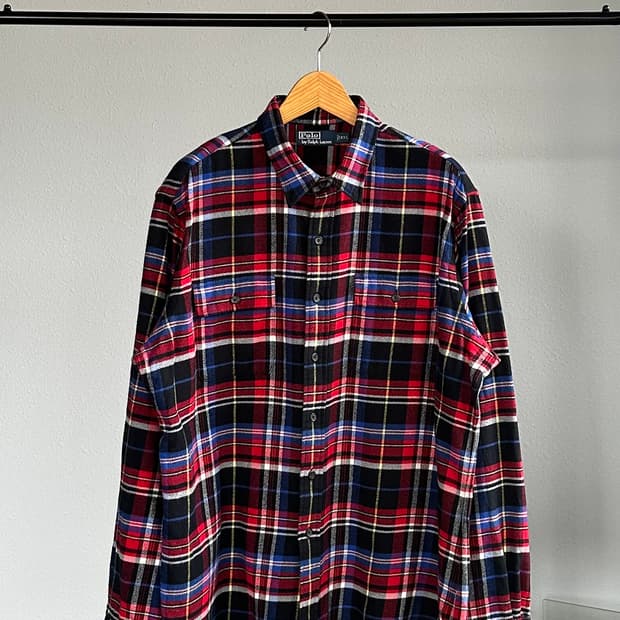 [2XL]폴로 랄프로렌 클래식 플란넬 겨울 셔츠