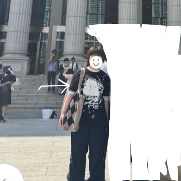 m) bless*supreme 콜라보 티셔츠