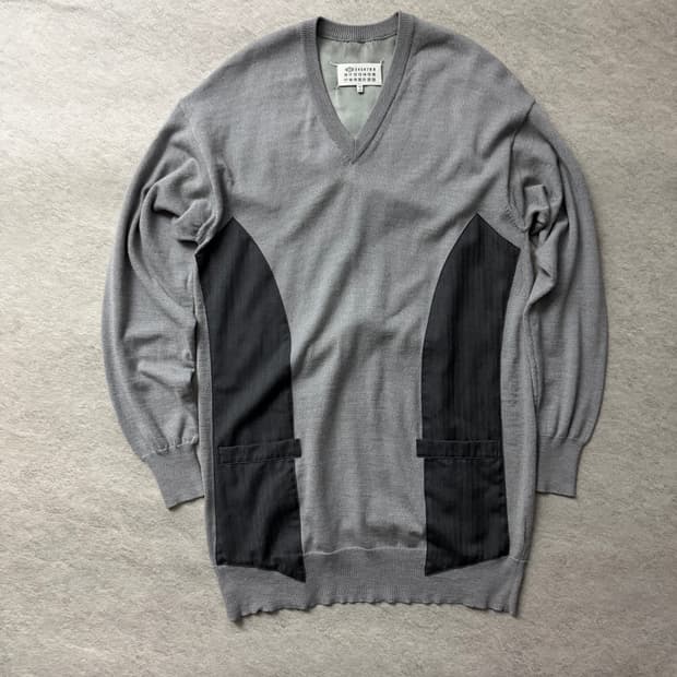 마르지엘라 브이넥 드레스