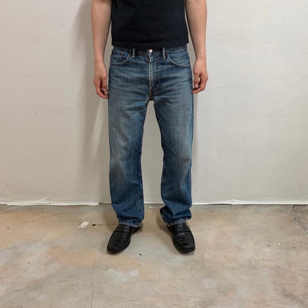 리바이스 505 빈티지 중청 레귤러 스트레이트 데님팬츠