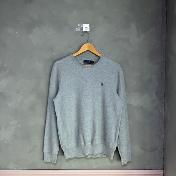 폴로 랄프로렌 코튼 니트 그레이