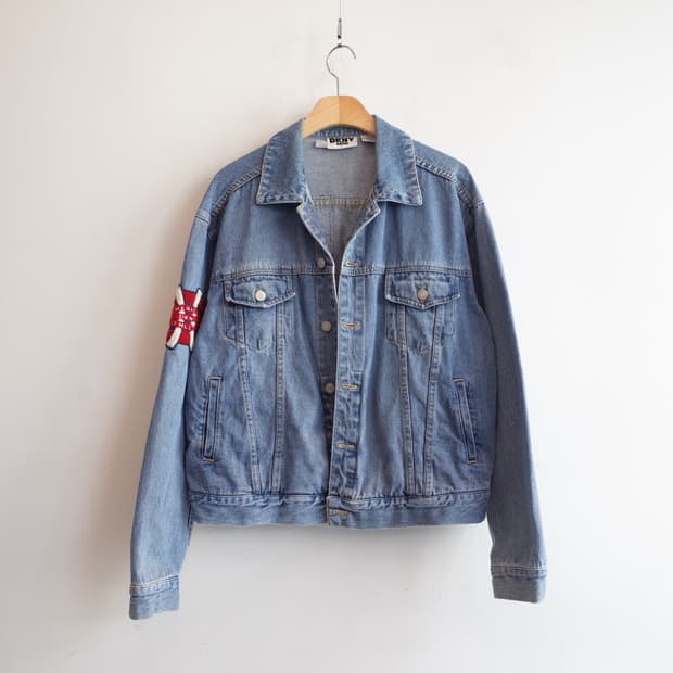 90s DKNY 빈티지 데님 트러커 자켓