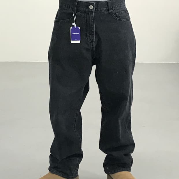 모노마트 흑청데님팬츠