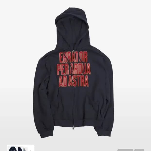 ertr 후드집업 네이비 m