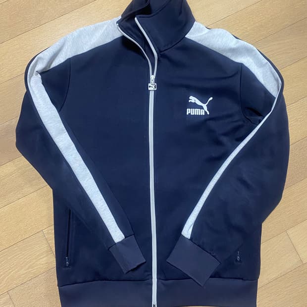 퓨마 puma 저지 져지 트레이닝 자켓 XL 상태 좋음. 네이비