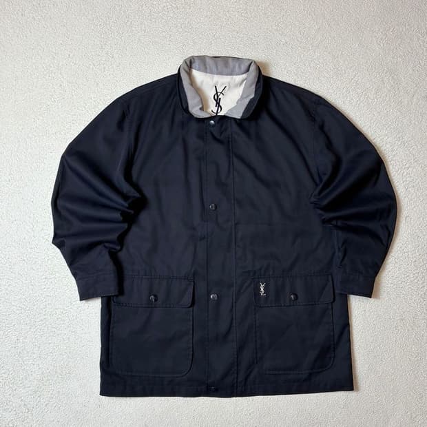 입생로랑 YSL 00s 자수로고 스윙톱 자켓 PN7523