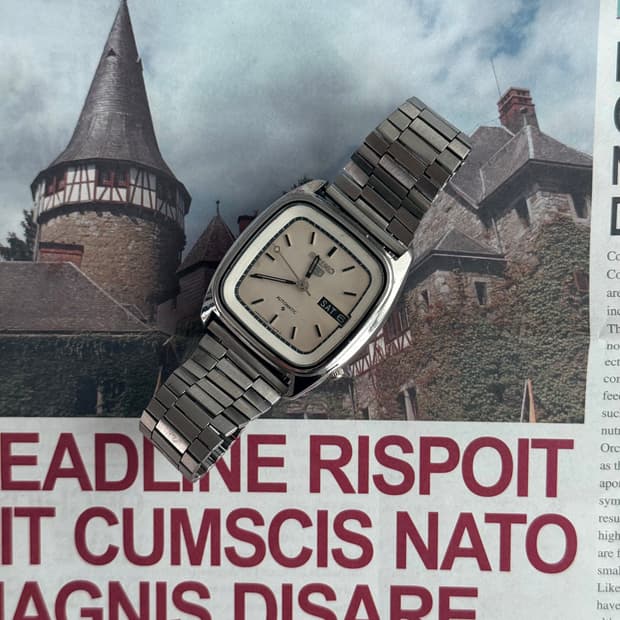 세이코 Seiko 5 오토매틱 스퀘어 