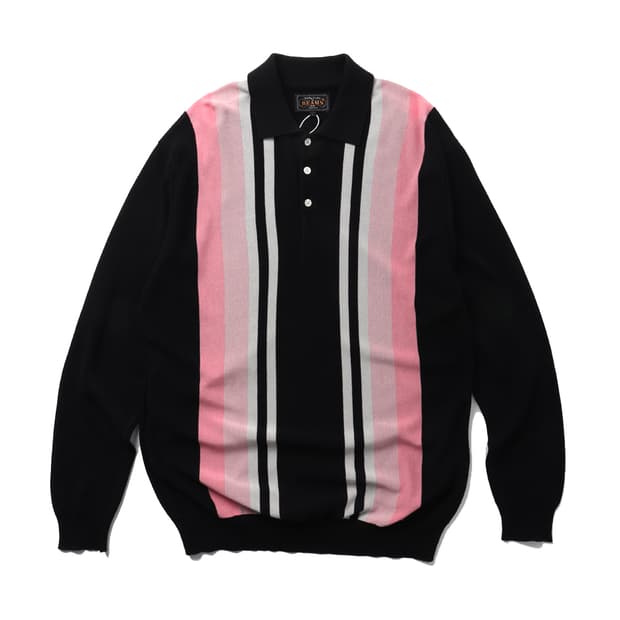 BEAMS PLUS Rayon Cotton 12G Stripe Shirt