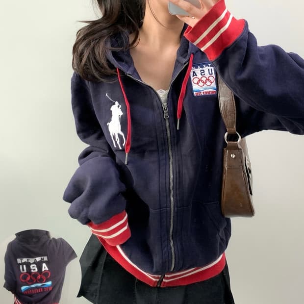 폴로 2010 벤쿠버 올림픽 빅포니 후드집업