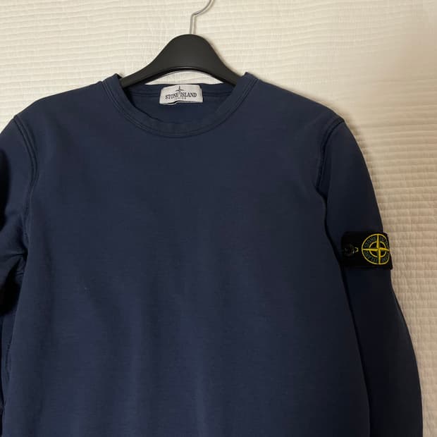 스톤아일랜드 키즈 여성 네이비 맨투맨 12y