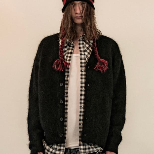 GRUNGE CARDIGAN BLACK