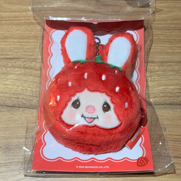 몬치치 딸기 치무탄 파우치 키링