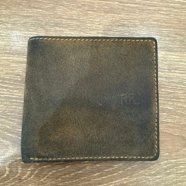 RRL 더블알엘 러프아웃 스웨이드 빌포드 반지갑