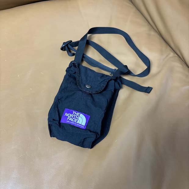 나나미카 노스페이스 퍼플라벨 샤코슈 미니백 크로스백 가방 블랙