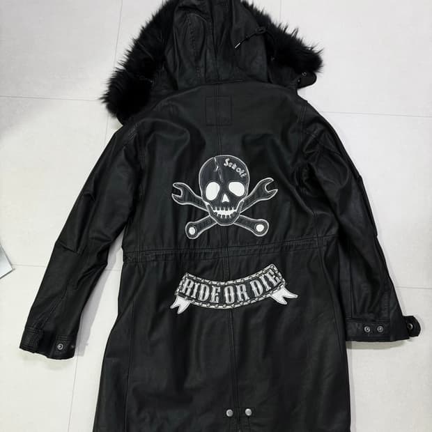 Schott  [RIDE or DIE]  Leather Parka