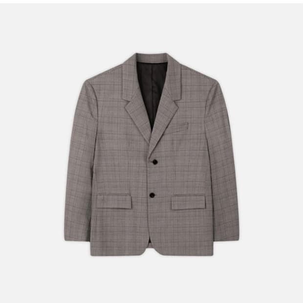 드로우핏 미니멀 체크 블레이저