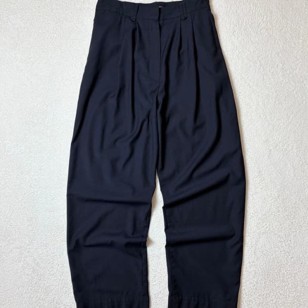 더오픈프로젝트 투턱 울 와이드 팬츠 PN6328