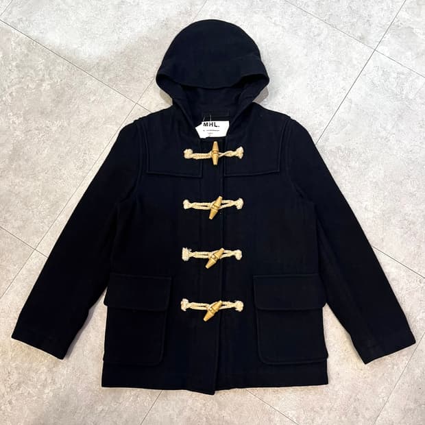 MHL 마가렛호웰 울 후드 더플코트