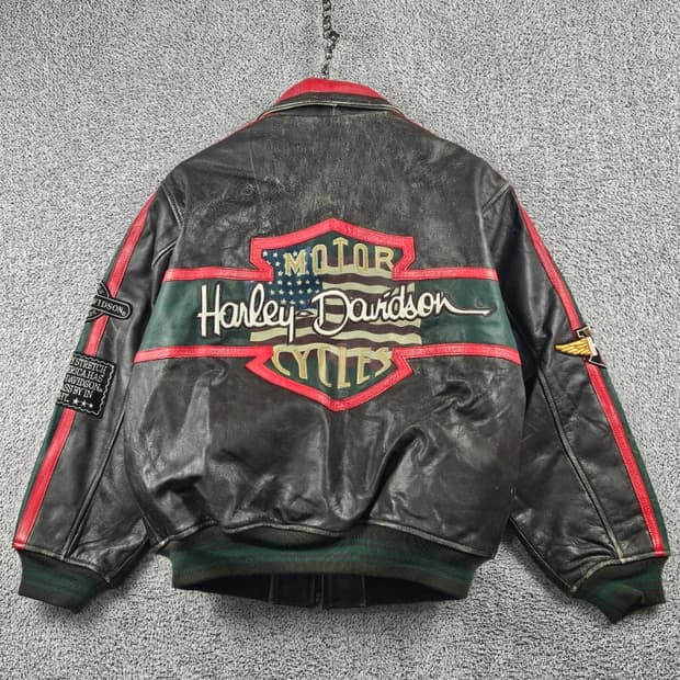 할리데이비슨 모터사이클 라이더 가죽 자켓 ( L ) / 11211