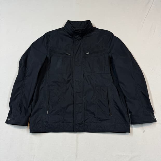 L) 라코스테 블랙 코튼 자켓